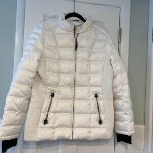 Nautica Womens White Midweight Puffer Jacket Women's XL